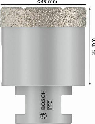 Bosch Power Tools PRO Ceramic dry Trockenbohrkrone 45 2608587124