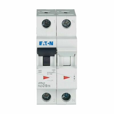 Eaton Leitungsschutzschalter 1p. 15A Charakt.: C FAZ-C15/1N#278673
