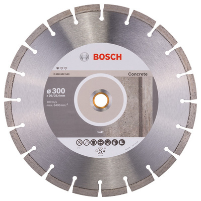 Bosch Power Tools DIA Trenn Concrete 300 x 20,00/25,40 2608602543