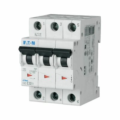 Eaton Leitungsschutzschalter 3p. 2,5A Charakt.: C FAZ-C2,5/3#278862