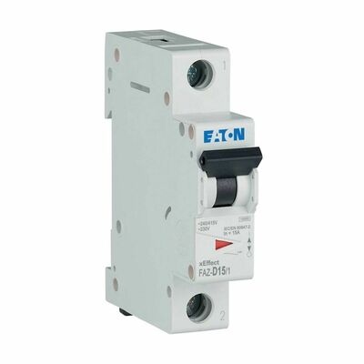 Eaton Leitungsschutzschalter 1p. 15A Charakt.: D FAZ-D15/1#278583