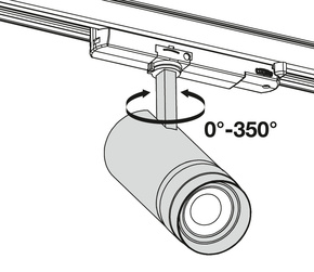 Ledvance LED-Stromschienen-Strahler 940, dim, weiß TRSPZOOMDIMP30W940WT