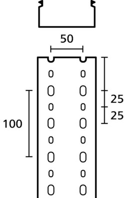 HellermannTyton Verdrahtungskanal Grau 185-45050(48)