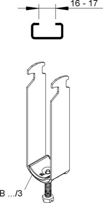 Niedax Bügelschellen B 16/3