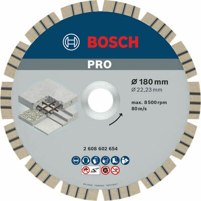 Bosch Power Tools DIA Trenn B.f.Concre 180 x 22,23 2608602654