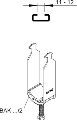 Niedax Bügelschelle 2x 26-30mm BAK 30/2