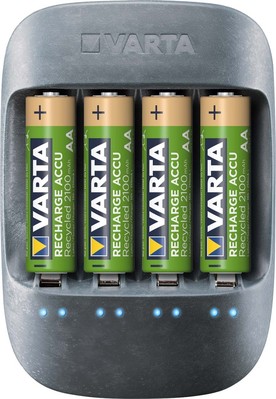 Varta Cons.Varta Ladegerät Eco Charger inkl. 4AA 2100mAh 57680(4x56816)