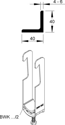 Niedax Bügelschellen BWK 42/2