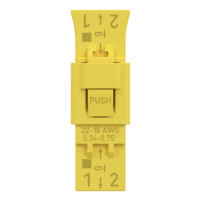 WAGO GmbH & Co. KG Leuchtensteckverbinder 2-polig,gelb 873-332/000-100