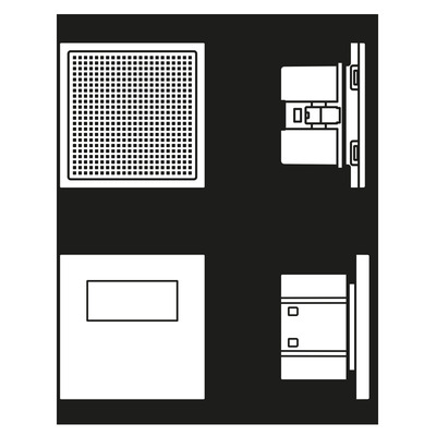 Jung Smart DAB+ Digitalradio Set Mono 1LS DAB ES1
