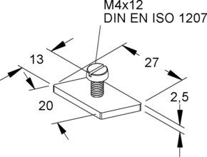 Niedax Gleitmuttern GSM 304/12