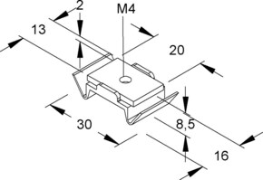 Niedax Gleitmuttern GUF 304