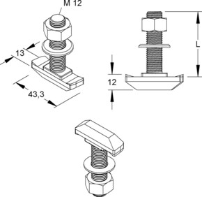 Niedax Hakenkopfschrauben HK 612/50