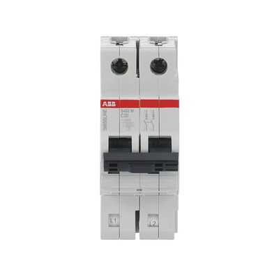 ABB Stotz S&J Leitungsschutzschalter 20A,10kA,2P,steckbar S402M-C20