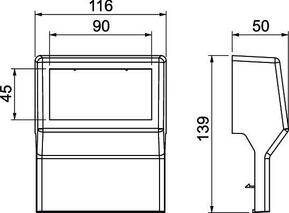 Rehau SL Gerätetank cws SL 2-f,Modul 45 9001 SL GT5070M45 cws