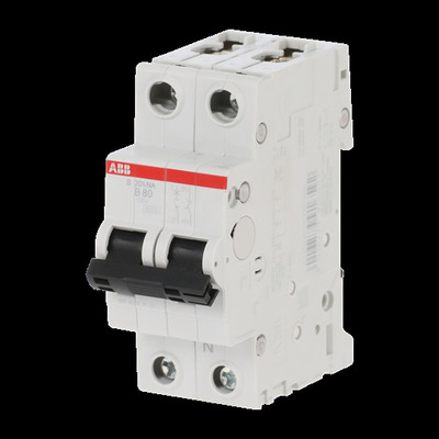ABB Stotz S&J Sicherungsautomat 6kA, 80A, 1P,+NA S201-B80NA