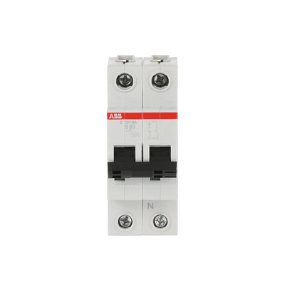 ABB Stotz S&J Sicherungsautomat 6kA, 80A, 1P,+NA S201-B80NA