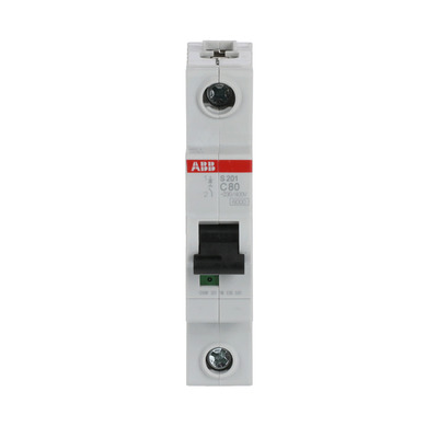 ABB Stotz S&J Sicherungsautomat 6kA, 80A, 1P S201-C80
