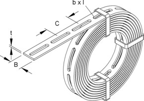 Niedax Schlitzbandeisen S 20 X 3