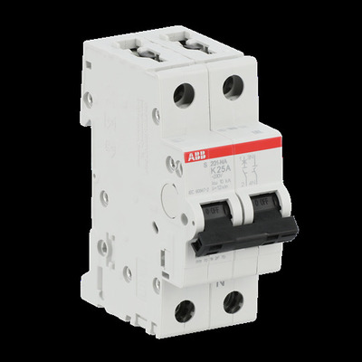 ABB Stotz S&J Sicherungsautomat 6 kA, 25 A, 1P+NA S201-K25NA