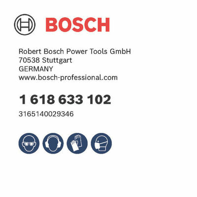 Bosch Power Tools PRO SDS max Stampferplatte 150 1618633102