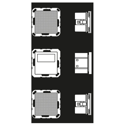 Jung Smart Radio DAB+ Bluetooth-Set Stereo DAB A2 BT WW