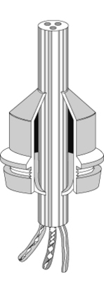 Hensel Einsteck-Kabelstutzen M 40 EDK 40