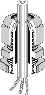 Hensel Anbaukabelstutzen ASS 40