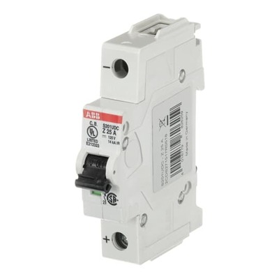 ABB Stotz S&J Sicherungsautomat 14 kA, 25 A, 1P S201UDC-Z25