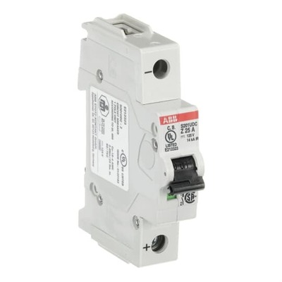 ABB Stotz S&J Sicherungsautomat 14 kA, 25 A, 1P S201UDC-Z25
