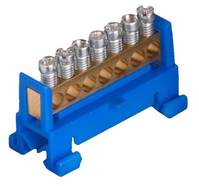 Pollmann Nulleiterklemme N7, 7-pol. b N7, 7-POL. BLAU