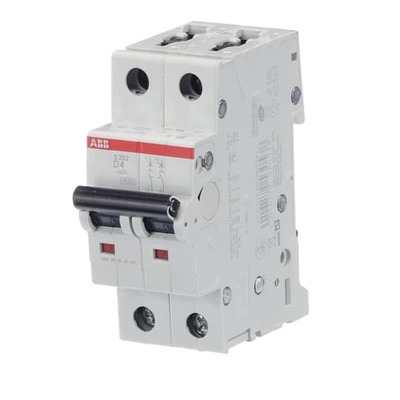 ABB Stotz S&J Sicherungsautomat 6 kA, 4 A, 2P S202-D4