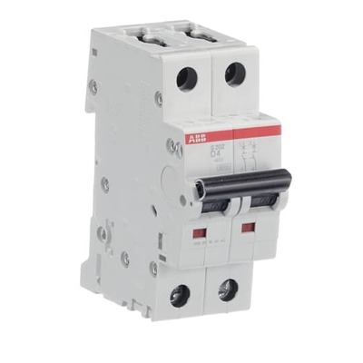 ABB Stotz S&J Sicherungsautomat 6 kA, 4 A, 2P S202-D4