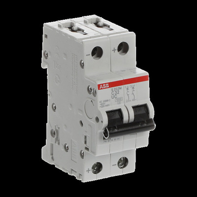 ABB Stotz S&J Sicherungsautomat 10 kA, 32 A, 2P S202M-C32UC