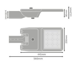 Ledvance LED-Mastleuchte 740, ZHAGA SLFLEX#4099854792403