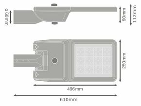 Ledvance LED-Mastleuchte 740, ZHAGA SLFLEX#4099854792427