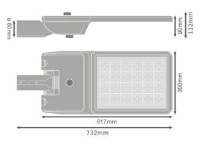 Ledvance LED-Mastleuchte 730, ZHAGA SLFLEX#4099854792496