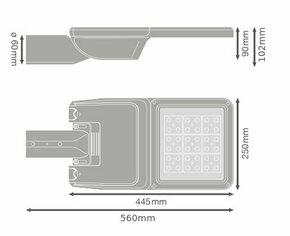 Ledvance LED-Mastleuchte 730 SLFLEX#4099854792533