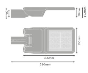 Ledvance LED-Mastleuchte 740 SLFLEX#4099854792656