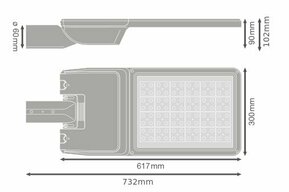 Ledvance LED-Mastleuchte 740 SLFLEX#4099854792731