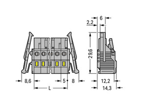 WAGO GmbH & Co. KG Federleiste 231-106/037-000
