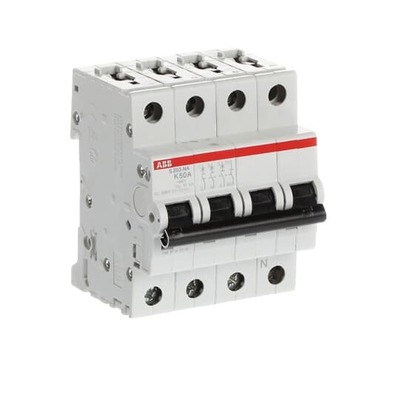 ABB Stotz S&J Sicherungsautomat 6 kA, 50 A, 3P+NA S203-K50NA