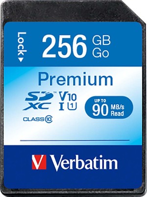 Verbatim SDXC-Card 256GB Premium,Class10,U1 44026