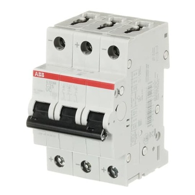 ABB Stotz S&J Sicherungsautomat 10 kA, 25 A, 3P S203M-C25UC