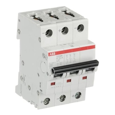 ABB Stotz S&J Sicherungsautomat 10 kA, 32 A, 3P S203M-K32UC