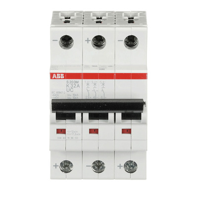 ABB Stotz S&J Sicherungsautomat 10 kA, 32 A, 3P S203M-K32UC
