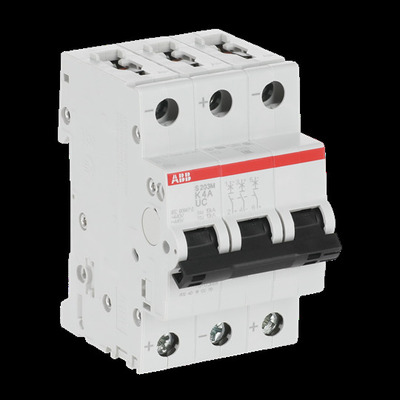 ABB Stotz S&J Sicherungsautomat 10 kA, 4 A, 3P S203M-K4UC