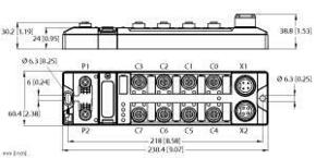 Turck Multiprotokoll-I/O-Modul kompakt TBEN-LH-16DIP