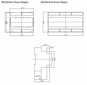 Eberle Controls Eismelder-Steuergerät für 2 Zonen EM 524 90
