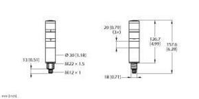 Turck Signalsäule TL30BGYRXXNXQD